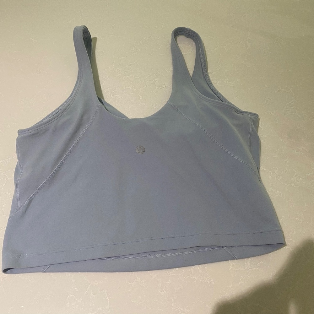 Lululemon light blue sports bra